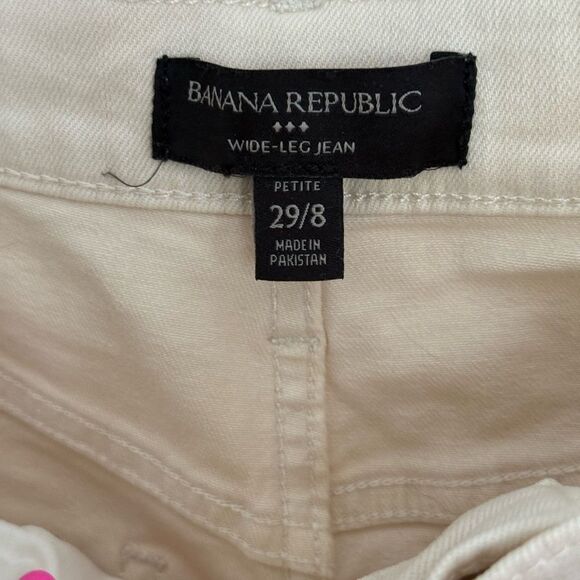 Banana Republic Tan Wide Leg Jeans - Picture 6 of 8